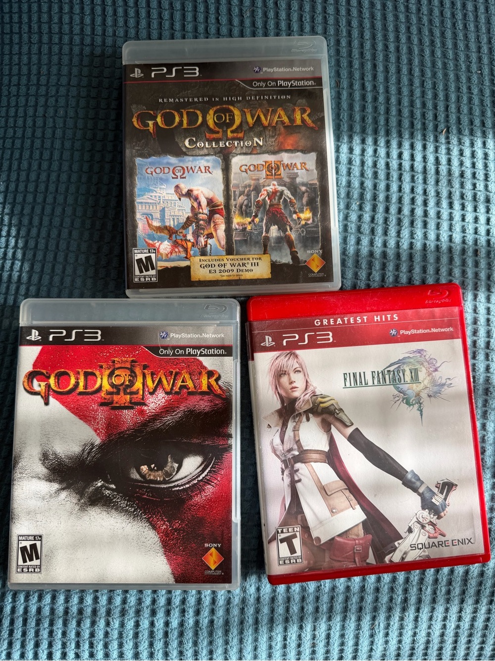 Sony PS3 God of War Collection & God of War II Bundle - Red/Black/White